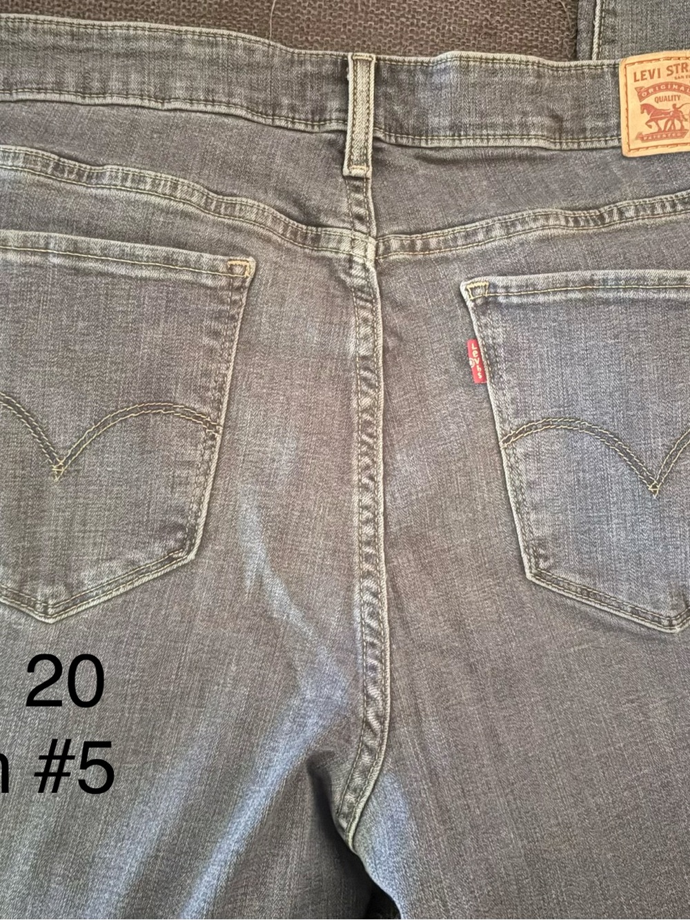 Levi's Women's Boot Cut Jeans in Washed Gray